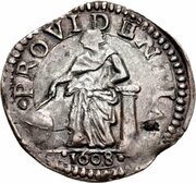 1 Parpagliola - Filippo III, Italy, 1598-1621 reverse image