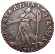 1 Giorgino - Francesco III, Italy, 1740-1762 reverse image