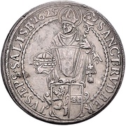 ½ Thaler Madonna - Paris von Lodron, Austria, 1624-1627 reverse image
