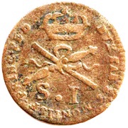 1 Soldo - Charles Emmanuel III, Italy, 1768-1772 reverse image