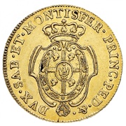 5 Doppiette - Victor Amadeus III, Italy, 1773-1774 reverse image