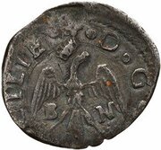 ½ Tarí - Carlo V young portrait, eagle with legs apart reverse image