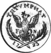 1 Zecchino - Carlo III Trionfo reverse image