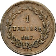 1 Tornese - Ferdinando I reverse image