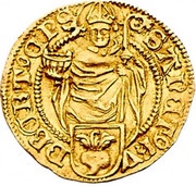 1 Ducat - Leonhard von Keutschach, Austria, 1509-1515 reverse image