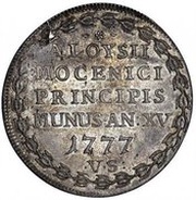 1 Osella - Alvise Mocenigo IV, Italy, 1777 reverse image