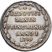 1 Osella - Lodovico Manin Double Weight, Italy, 1789 reverse image
