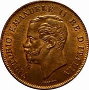 5 Centesimi - Victor Emmanuel II obverse image