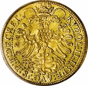 2 Ducats - Wolf Dietrich von Raitenau, Austria, 1587-1597 reverse image