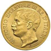 50 Lire - Victor Emmanuel III Kingdom Anniversary; Prova obverse image