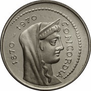 1000 Lire Capital Rome - Trial Strike obverse image