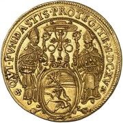 4 Ducats - Markus Sittikus von Hohenems, Austria, 1615-1618 reverse image