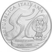 5 Euro 50th anniversary of the National Police Association obverse image