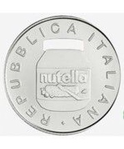 5 Euros Nutella, white obverse image