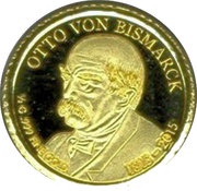 100 Francs CFA Otto von Bismarck reverse image