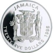 25 Dollars Caribbean Development Bank obverse image
