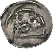 1 Pfennig - Rudolf von Hohenegg Krems - Friesach, Austria, 1284-1290 reverse image