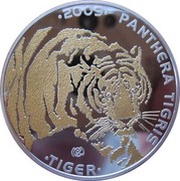 100 Tenge Tiger reverse image
