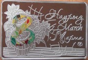 100 Tenge 8 March, Kazakhstan, 2014 reverse image
