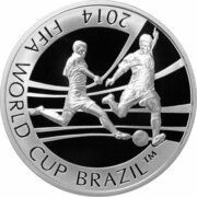 100 Tenge 2014 FIFA World Cup Brazil, Kazakhstan, 2014 reverse image