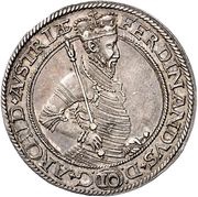 10 Kreuzers - Ferdinand II of Tyrol Mühlau obverse image