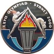 50 Kip XXVII Summer Olympic Games 2000 Sydney reverse image
