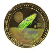 100 000 Kip Golden Dragon Fish Hologram reverse image