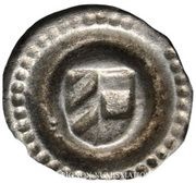 Denier or Rappen under governess Catherine, Austria, 1411-1425 reverse image
