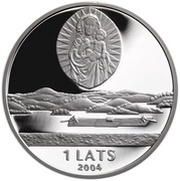 1 Lats Latgale obverse image