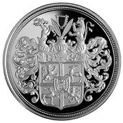 1 Lats Duke Jacob, Latvia, 2010 reverse image
