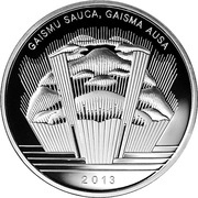 1 Lats Jāzeps Vītols, Latvia, 2013 reverse image