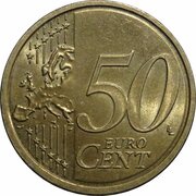 50 Euro Cents reverse image