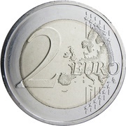 2 Euros Zemgale reverse image