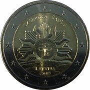 2 Euros The Rising Sun obverse image