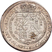1 Thaler - Rudolf II, Austria, 1611 reverse image