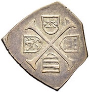 6 Kreuzers Siege coinage, Austria, 1529 reverse image