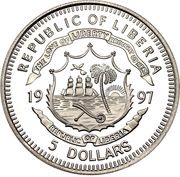 5 Dollars Princess Diana obverse image