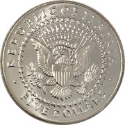 5 Dollars Abraham Lincoln obverse image
