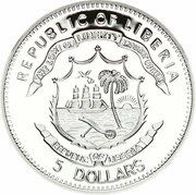 5 Dollars Spartacus obverse image