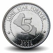 5 Dollars, Liberia, 2022 reverse image