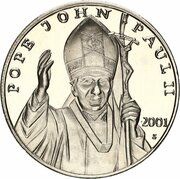 10 Dollars Pope John Paul II obverse image