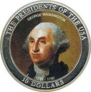10 Dollars George Washington obverse image