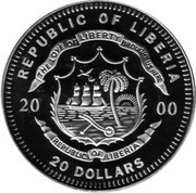 20 Dollars Europa obverse image