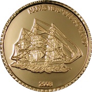 25 Dollars Deutschland, Liberia, 2003 reverse image