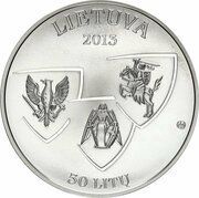 50 Litų Uprising of 1863-1864 obverse image