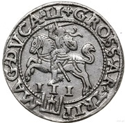3 Groat - Sigismund II Augustus Wilno mint, Lithuania, 1562 reverse image