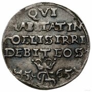 3 Groat - Sigismund II Augustus Tykocin mint reverse image
