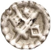 Denier Bracteate - Anonymous Sword left; key right and down; star above obverse image