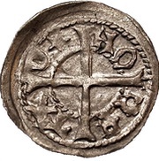 1 Pfennig - Bernd von der Borch Reval, Livonia, 1471-1483 reverse image