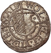 1 Schilling - Wolter von Plettenberg Riga; smooth bottom with flat top; left shaded obverse image